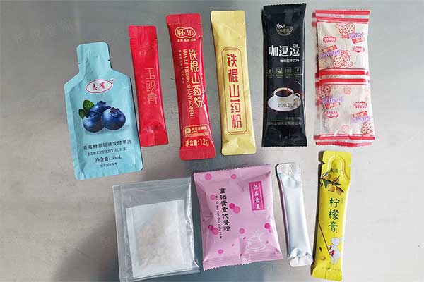 全自動豆漿粉草莓软件视频下载可實現背封長條袋型，三邊封、圓角袋型等精美包裝